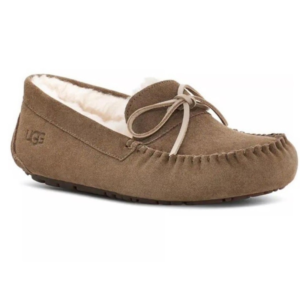 UGG Corvin Loafer, Tan Suede Moccasin Slippers. Fits women’s size 8.5 or Men’s 7 - Picture 3 of 10